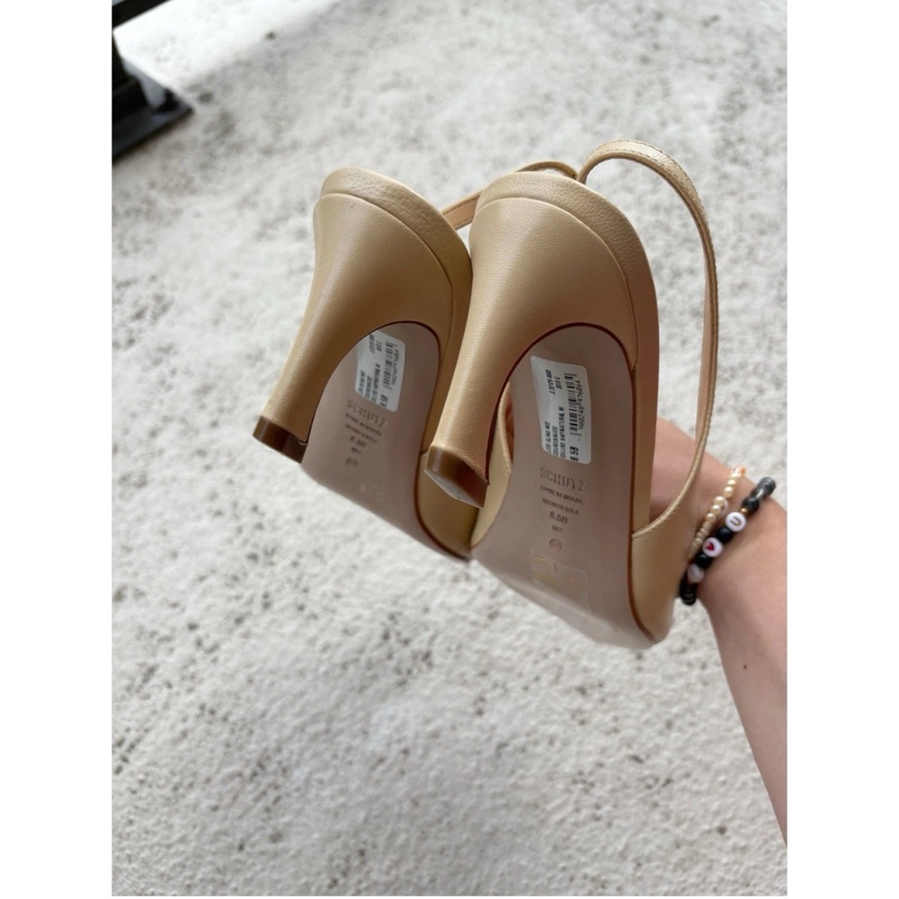 SCHUTZ Tan Heels - Picture 7 of 8
